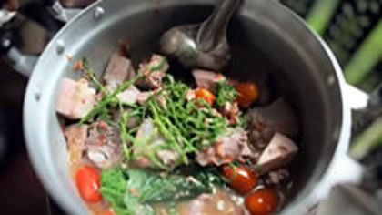 Young Jackfruit Curry, with Red Sukhothai Rice